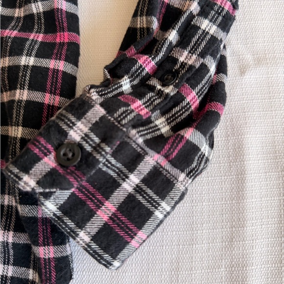 Goodthreads Women's Multicolor Plaid Button-Down Shirt - Picture 5 of 6